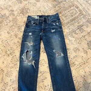 Abercrombie & Fitch Distressed Blue Kids Jeans